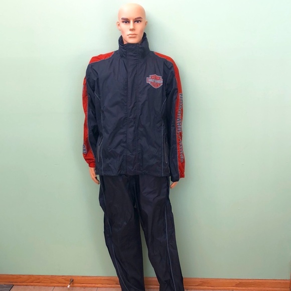 Harley Davidson Men's Riding Jacket & Pants Large - Picture 2 of 16
